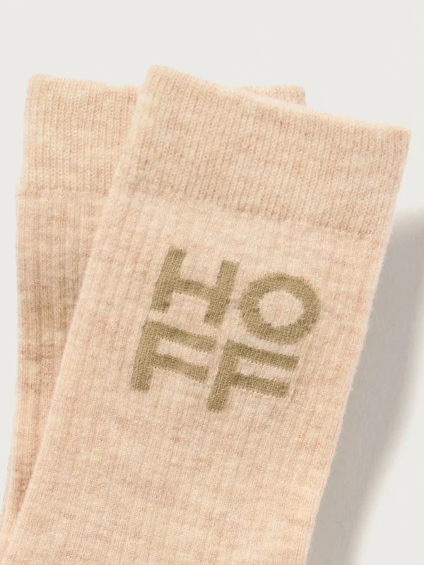Best Sale HOFF BEIGEFARBENE KASCHMIR-SOCKEN