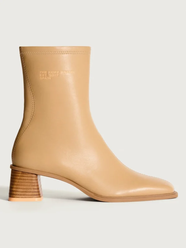 Outlet HOFF DATE BEIGE STIEFELETTE MIT ABSATZ
