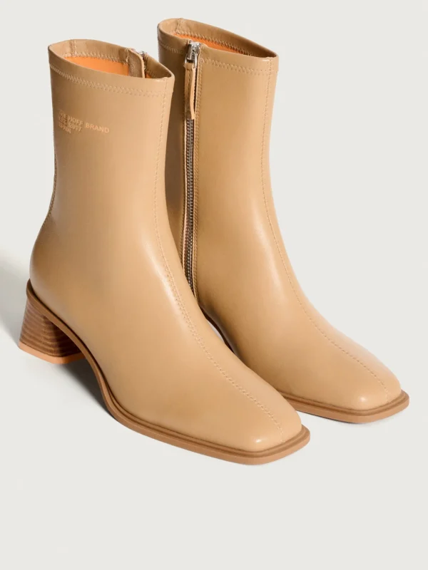 Outlet HOFF DATE BEIGE STIEFELETTE MIT ABSATZ