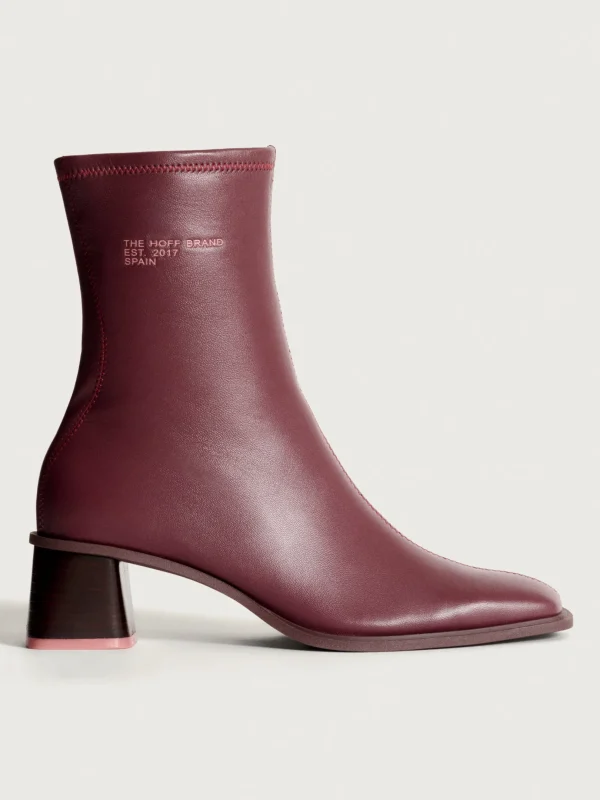 Flash Sale HOFF DATE BURGUNDER STIEFELETTE MIT ABSATZ