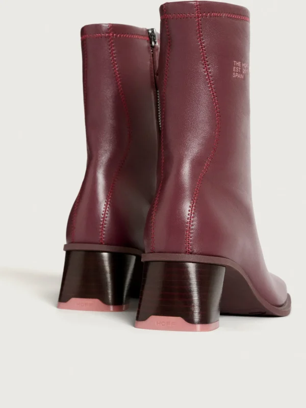 Flash Sale HOFF DATE BURGUNDER STIEFELETTE MIT ABSATZ