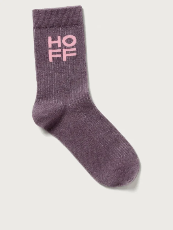 Store HOFF LILA KASCHMIR-SOCKEN