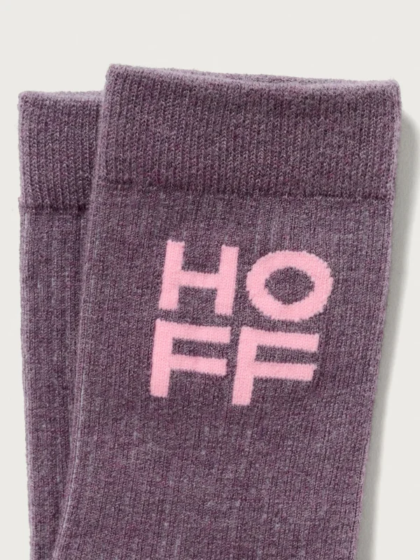 Store HOFF LILA KASCHMIR-SOCKEN