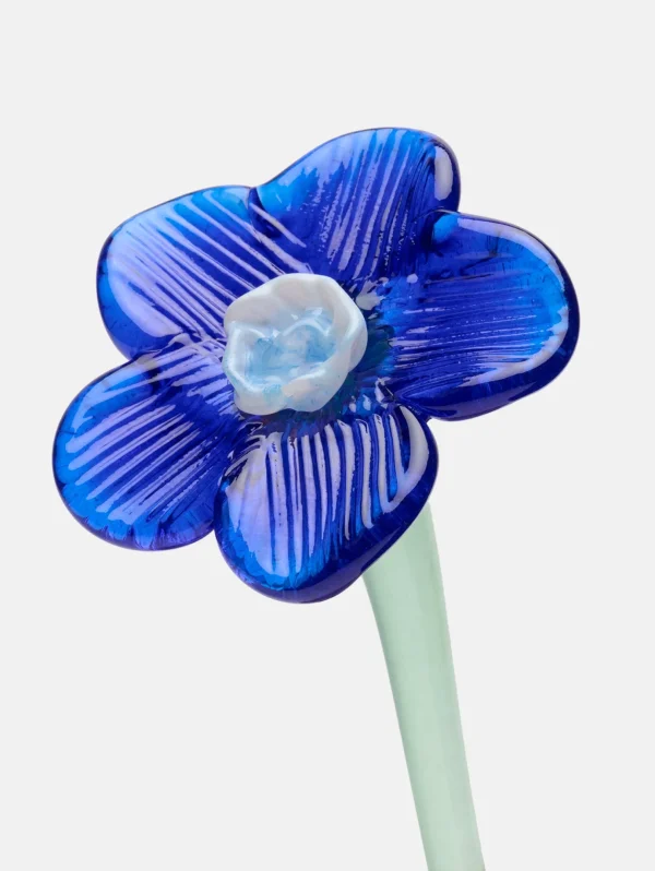Fashion HOFF MOUTHBLOWN CRYSTAL FLOWER BLUE