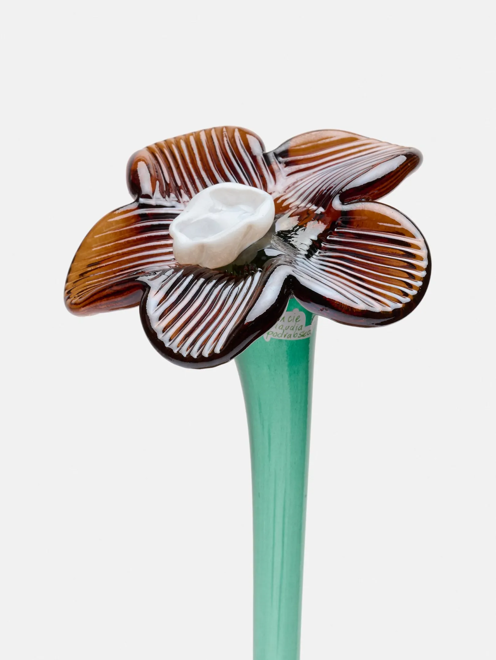 mouthblown_crystal_flower_0-3.webp Hot HOFF MOUTHBLOWN CRYSTAL FLOWER BROWN