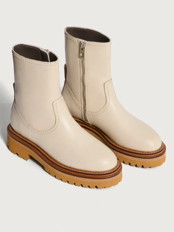 Clearance HOFF OFFICE OFF WHITE LEDERSTIEFEL
