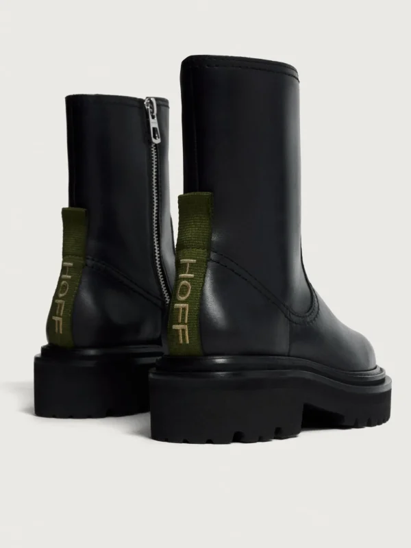 Best Sale HOFF OFFICE SCHWARZER LEDERSTIEFEL