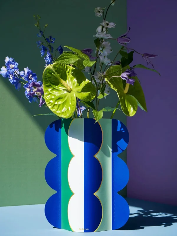 Cheap HOFF PAPER VASE RIVIERA WAVE